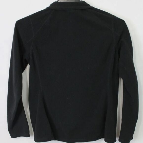 The North Face Fleece Pullover Size Medium Black Quarter Zip Long Sleeve Casual - Picture 4 of 7